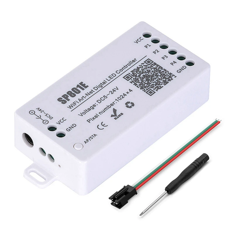 2X SP108E Wi-Fi Волшебная Светодиодная лента управления, СВЕТОДИОДНЫЙ матричный модуль панели WS2812 WS2813 светильник Беспроводное управление освеще...
2X SP108E Wi-Fi Волшебная Светодиодная лента управления, СВЕТОДИОДНЫЙ матричный модуль панели WS2812 WS2813 светильник Беспроводное управление освеще...