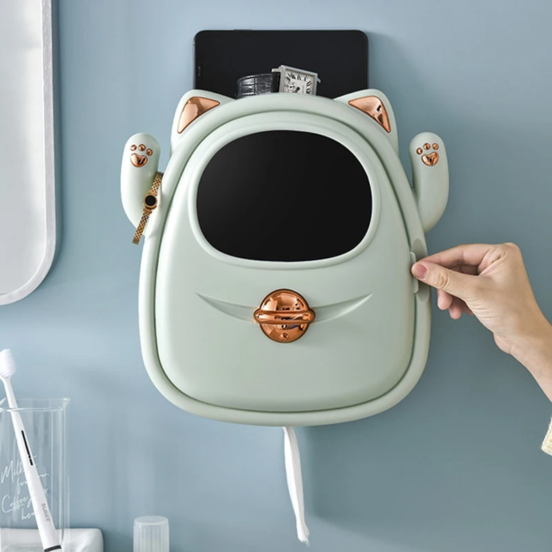 Creative Light Luxury Style Wall Hanging Free Punch Tissue Box Household Toilet Toilet Multi-functional Roll Paper Storage Box
Creative Light Luxury Style Wall Hanging Free Punch Tissue Box Household Toilet Toilet Multi-functional Roll Paper Storage Box