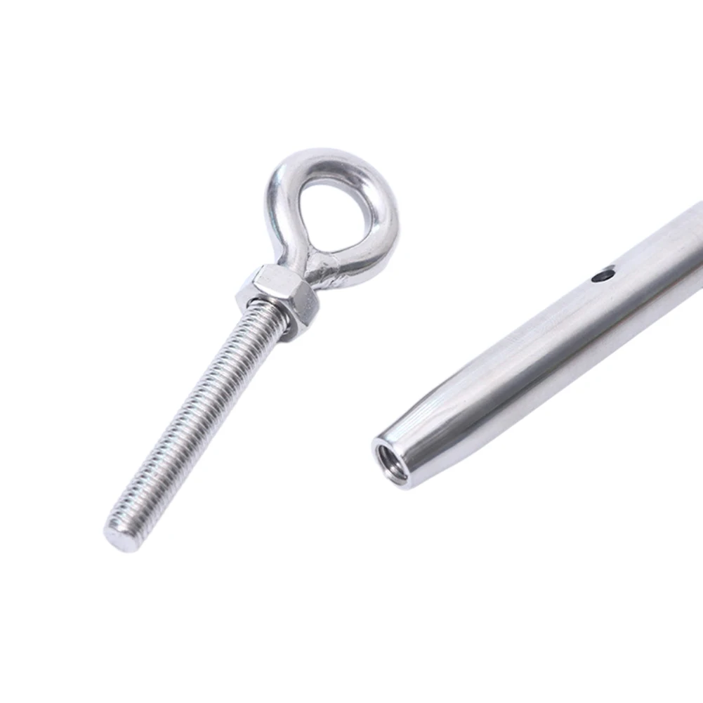 Brand New Turnbuckle M6 Rustproof Silver Stainless Steel Strong Useful Waterproof Adjustable Easy Installation
Brand New Turnbuckle M6 Rustproof Silver Stainless Steel Strong Useful Waterproof Adjustable Easy Installation