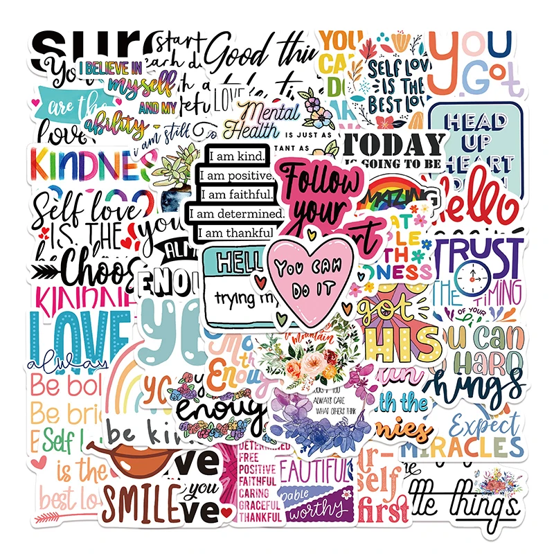 10/30/52PCS Rainbow Color Phrase Sticker Aesthetic PVC Decoraction Scrapbooking Diary Korean Stationery School Supplies for Kids
10/30/52PCS Rainbow Color Phrase Sticker Aesthetic PVC Decoraction Scrapbooking Diary Korean Stationery School Supplies for Kids
