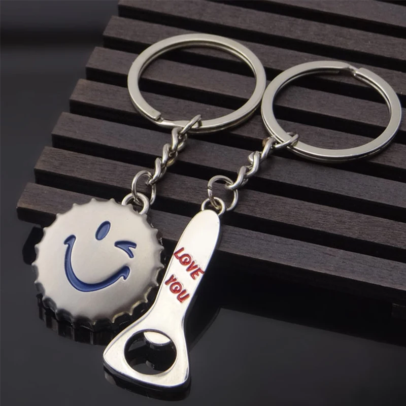 A Pair of Bottle Opener Smiling Couple Keychain Creative Wedding Supplies Chinese Valentine's Day Gift Kichen Accessories Tools
A Pair of Bottle Opener Smiling Couple Keychain Creative Wedding Supplies Chinese Valentine's Day Gift Kichen Accessories Tools