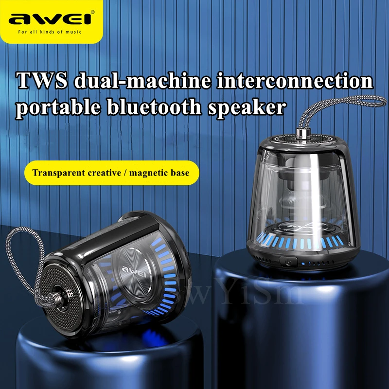 New Black Technology Wireless TWS Interconnected Portable Bluetooth Speaker Outdoor Transparent IXP6 Waterproof Mini Speaker
New Black Technology Wireless TWS Interconnected Portable Bluetooth Speaker Outdoor Transparent IXP6 Waterproof Mini Speaker