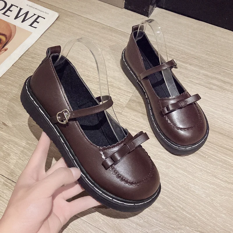 Bow Mary Janes Shoes Platform Women Flats Leather Round Toe Casual Shoes Girls Princess Shoes Black Oxford Lolita Shoes
Bow Mary Janes Shoes Platform Women Flats Leather Round Toe Casual Shoes Girls Princess Shoes Black Oxford Lolita Shoes