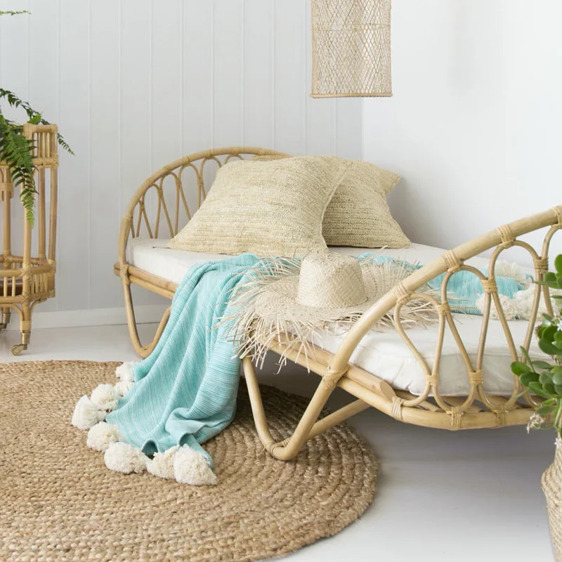 Natural Rattan Children's Bed Homestay Hotel Single Kid Bed Rattan Bed Rattan Chair Sofa Bed
Natural Rattan Children's Bed Homestay Hotel Single Kid Bed Rattan Bed Rattan Chair Sofa Bed