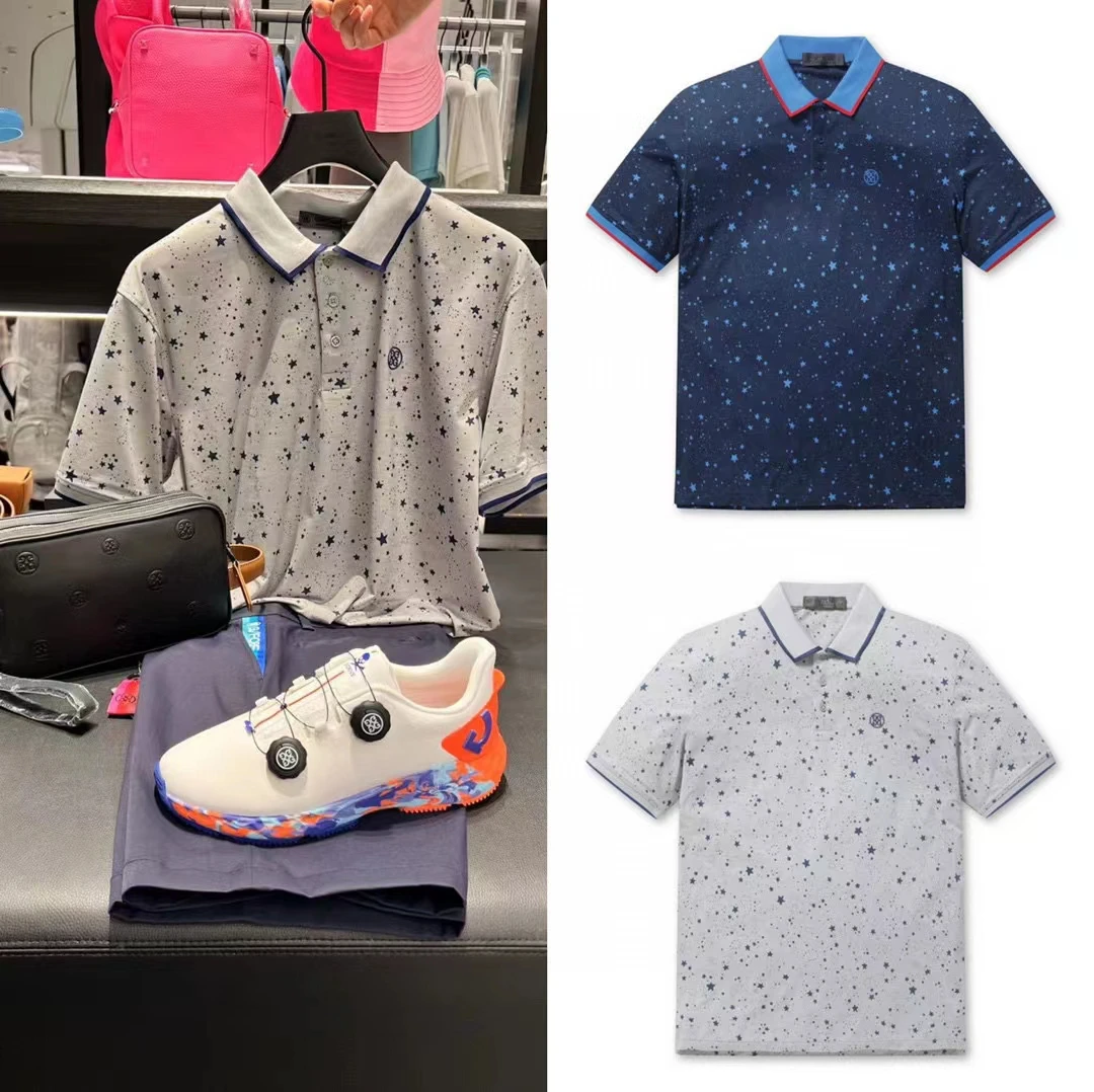 Одежда для гольфа, мужской летний Быстросохнущий эластичный Топ с коротким рукавом, одежда для отдыха и спорта на открытом воздухе
Одежда для гольфа, мужской летний Быстросохнущий эластичный Топ с коротким рукавом, одежда для отдыха и спорта на открытом воздухе