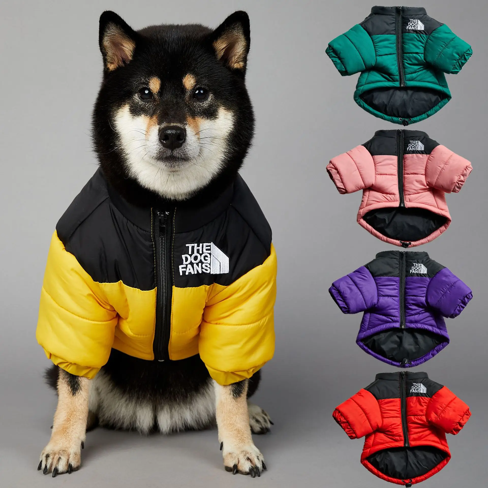 Pet Clothes Winter Windproof Rainproof Large, Medium and Small Dogs Warm Pet Cotton Clothes Dog Coats Dog Clothing Dog Supplies
Pet Clothes Winter Windproof Rainproof Large, Medium and Small Dogs Warm Pet Cotton Clothes Dog Coats Dog Clothing Dog Supplies