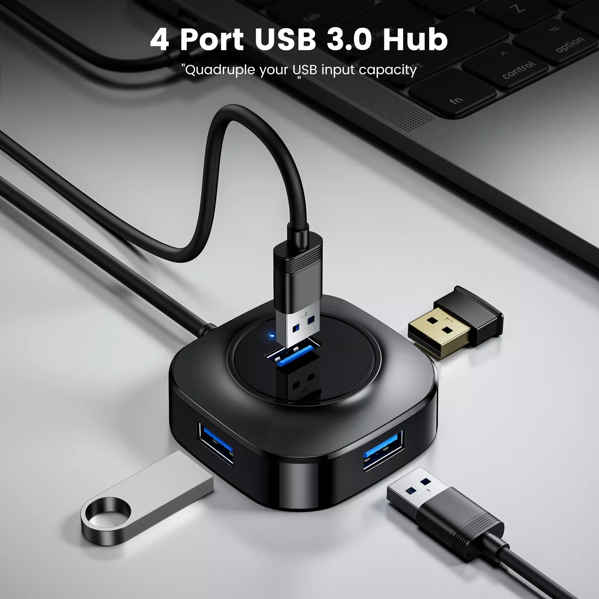 

USB Hub USB 3.0 Hub 2.0 Multi USB Splitter Adapter 4 Ports Speed Mini Multiple 3 Hab usb3.0 HUB Port USB-Hub Expander For PC
