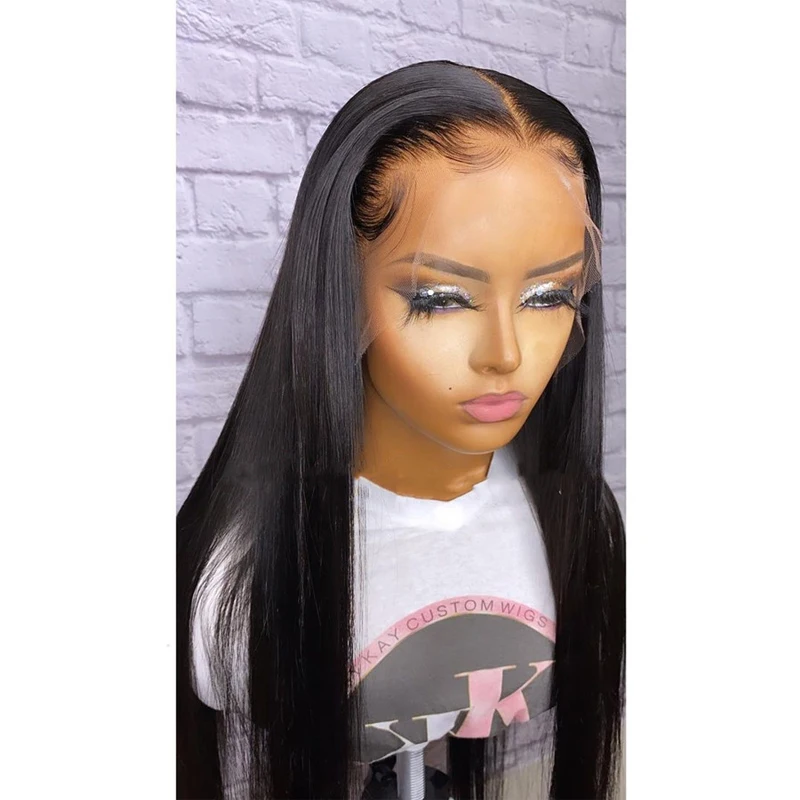 26Inch 180%Density Natural Black Soft Long Straight PrePlucked Glueless Lace Front Wig For Women With Baby Hair Free Shipping
26Inch 180%Density Natural Black Soft Long Straight PrePlucked Glueless Lace Front Wig For Women With Baby Hair Free Shipping
