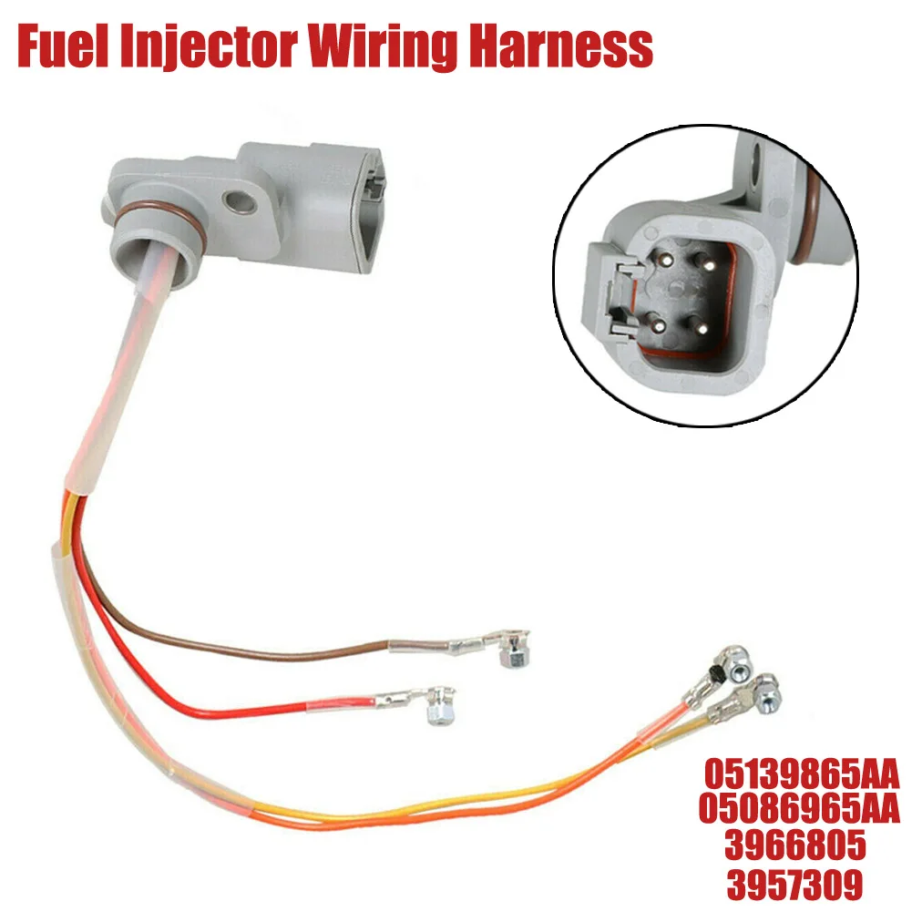 Fuel Injector Harness 03-04 5.9L For Dodge Cummins 2003-2004 5.9L Diesel05139865AA,05086965AA,3966805,3957309(1pc)
Fuel Injector Harness 03-04 5.9L For Dodge Cummins 2003-2004 5.9L Diesel05139865AA,05086965AA,3966805,3957309(1pc)