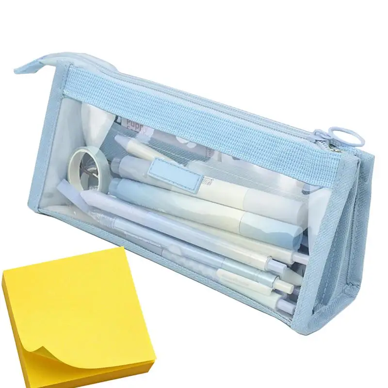 Pencil Case Durable Pen Case Pouch Stationery Pen Bag Large Capacity Pencilcase Trousse School Supplies Clear Pencil Pouch
Pencil Case Durable Pen Case Pouch Stationery Pen Bag Large Capacity Pencilcase Trousse School Supplies Clear Pencil Pouch