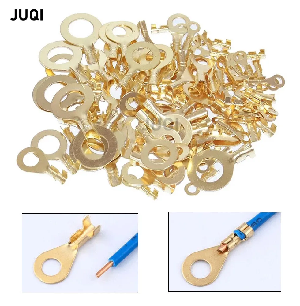 1000PCS DJ431 M3/M4/M5/M6/M8/M10 Ring Lugs Eyes Copper Crimp Terminals Cable Lug Wire Connector Non-insulated
1000PCS DJ431 M3/M4/M5/M6/M8/M10 Ring Lugs Eyes Copper Crimp Terminals Cable Lug Wire Connector Non-insulated