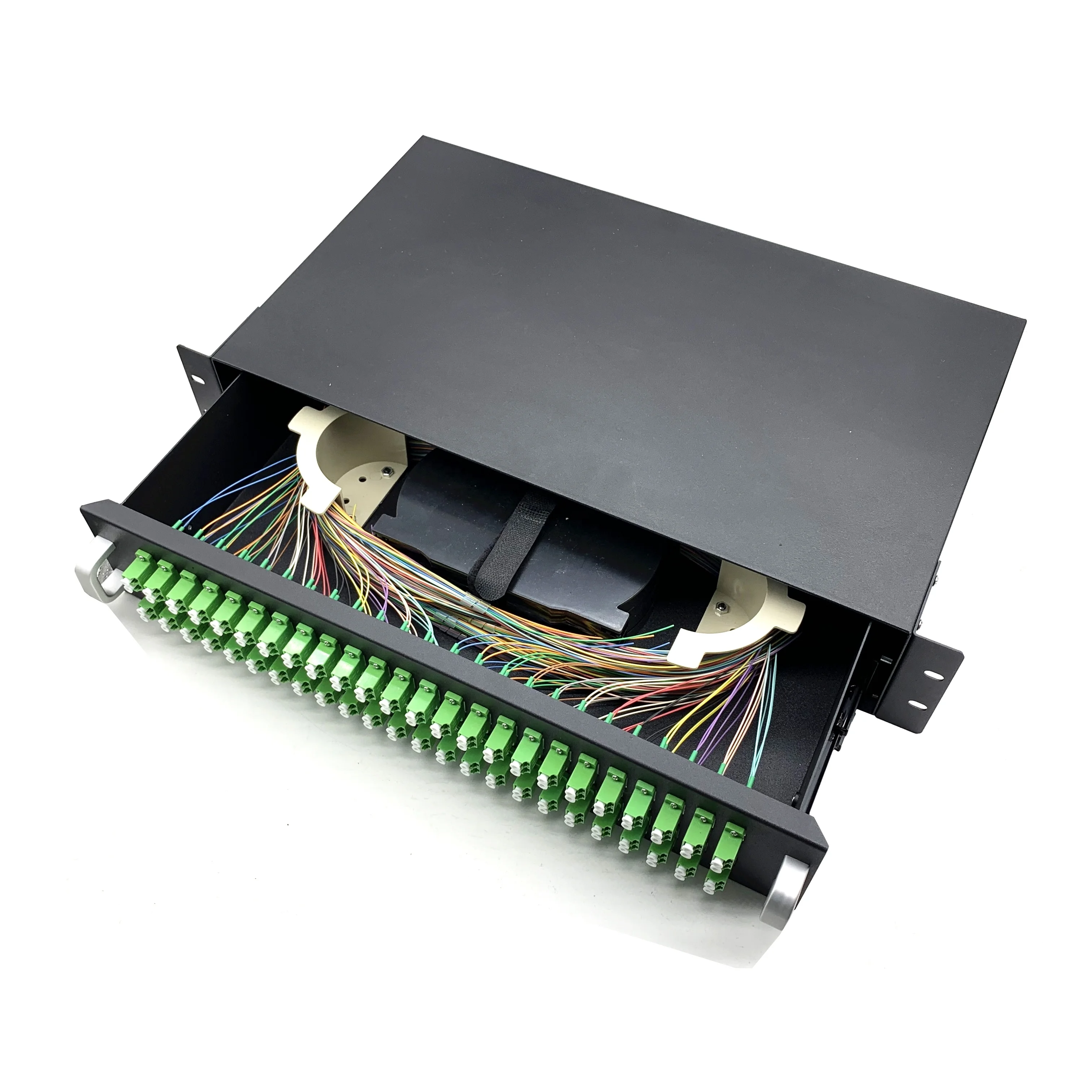 UNIONFIBER drawing type optic cold-rolled steel plate Baking paint surface Waterproof48 core sc odf rack mount fiber patch panel
UNIONFIBER drawing type optic cold-rolled steel plate Baking paint surface Waterproof48 core sc odf rack mount fiber patch panel