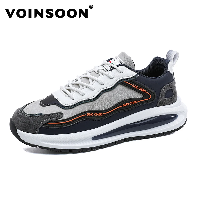Voinsoon Waterproof Faux Leather Running Shoes Soft Skin-friendly Mesh Lining Sneakers Non Slip Wear-resistant Male Sports Shoes
Voinsoon Waterproof Faux Leather Running Shoes Soft Skin-friendly Mesh Lining Sneakers Non Slip Wear-resistant Male Sports Shoes