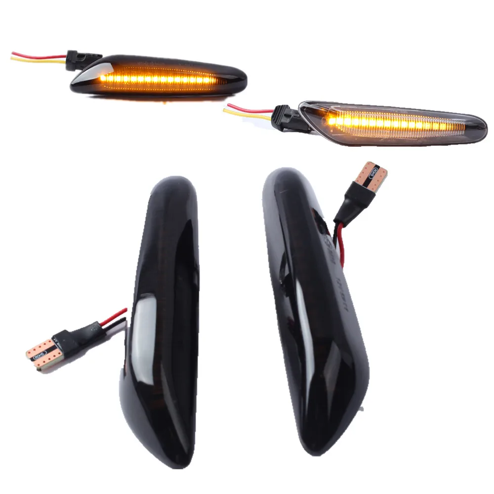 Dynamic Flowing LED Side Marker Turn Signal Light For BMW E46 E60 E61 E81 E82 E87 E88 X3 E83 X1 E84 Sequential Lamp Blinker
Dynamic Flowing LED Side Marker Turn Signal Light For BMW E46 E60 E61 E81 E82 E87 E88 X3 E83 X1 E84 Sequential Lamp Blinker