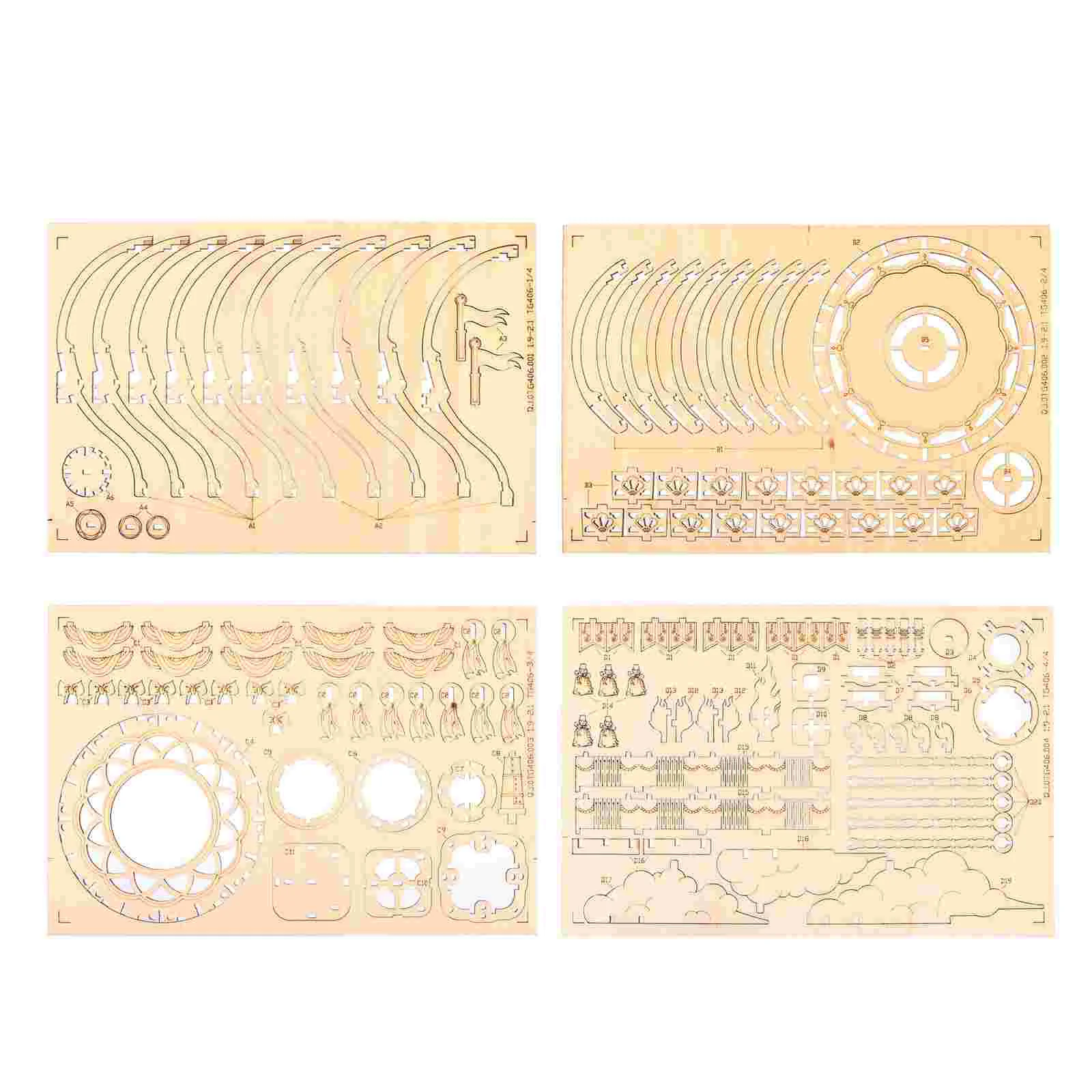 1 Set Pretty Interesting Wooden Puzzle Toys 3D Assemble Puzzle for Gift Children 
1 Set Pretty Interesting Wooden Puzzle Toys 3D Assemble Puzzle for Gift Children