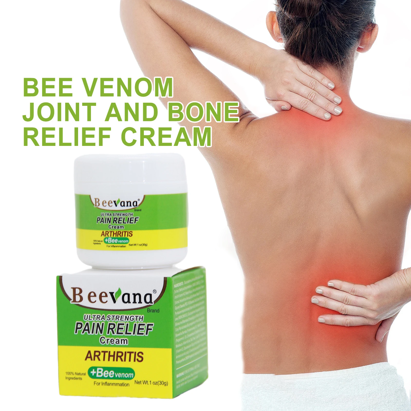 Bee Venom Arthritis Treatment Pain Relief Ointment Tenosynovitis Care Sports Support Cream Therapy Chinese Medicine Plaster Hand
Bee Venom Arthritis Treatment Pain Relief Ointment Tenosynovitis Care Sports Support Cream Therapy Chinese Medicine Plaster Hand