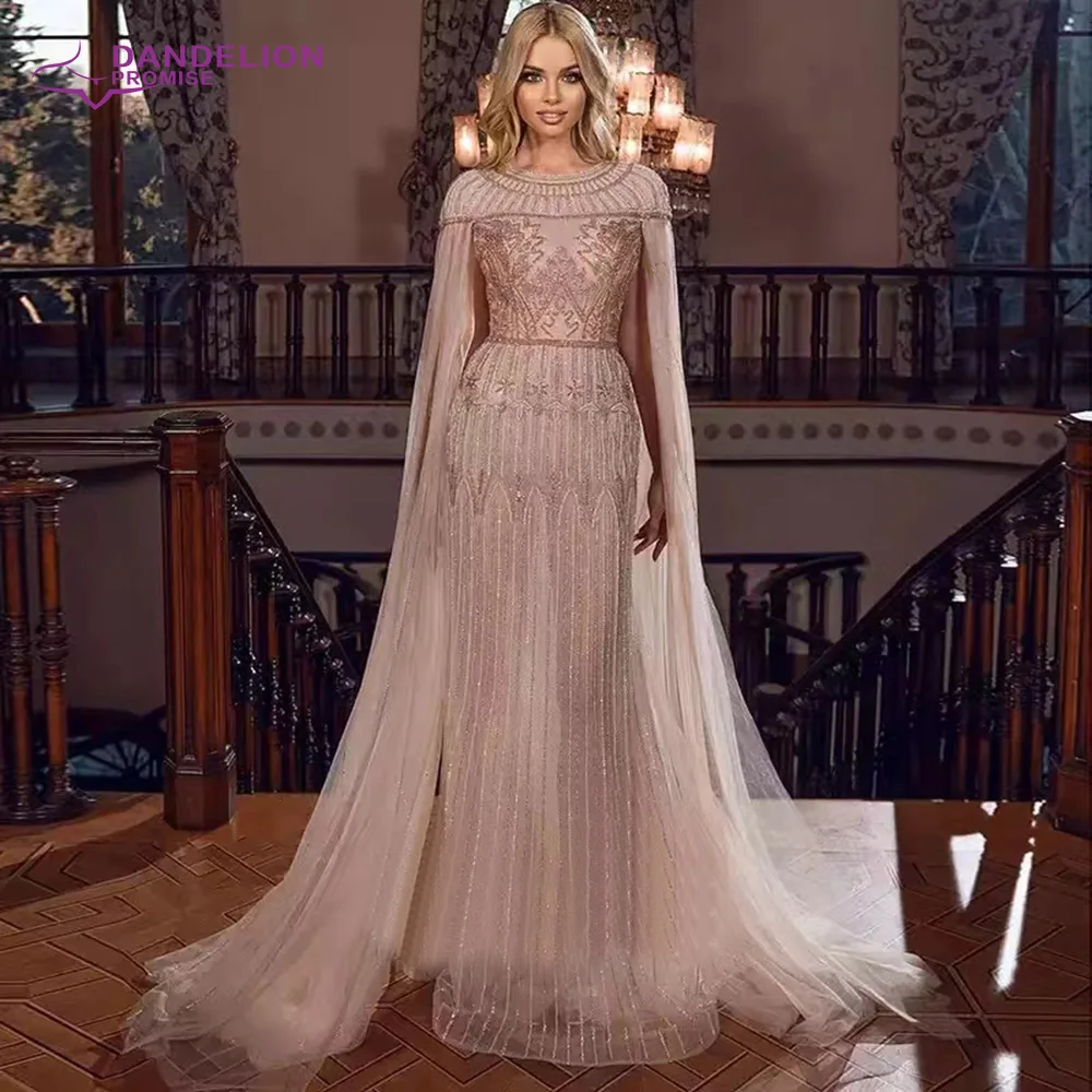 Luxury Mermaid Dubai Evening Dress 2022 with Cape Sleeve Arabic Pink Plus Size Formal Party Dresses for Women Wedding
Luxury Mermaid Dubai Evening Dress 2022 with Cape Sleeve Arabic Pink Plus Size Formal Party Dresses for Women Wedding