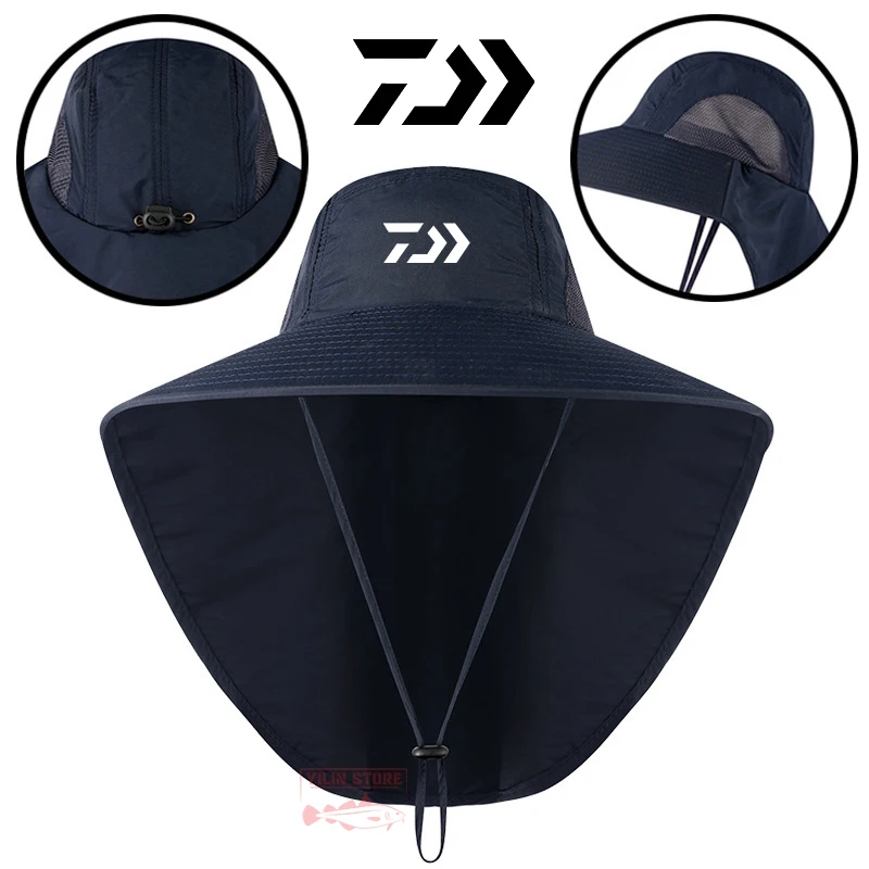 2022 Daiwa Summer Sunshade Fishing Fisherman Hat Men's Outdoor Hiking Fishing Sunscreen Hat New Neck Guard Big Brim Fishing Hat
2022 Daiwa Summer Sunshade Fishing Fisherman Hat Men's Outdoor Hiking Fishing Sunscreen Hat New Neck Guard Big Brim Fishing Hat