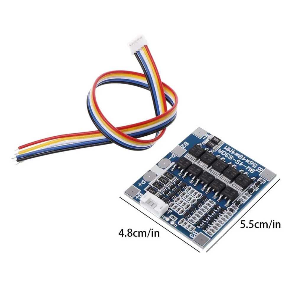 4S 30A 12.8V W/Balance 3.2V LiFePo4 LiFe Battery BMS Protection PCB Board High Current Protection Board With Balance Circuit
4S 30A 12.8V W/Balance 3.2V LiFePo4 LiFe Battery BMS Protection PCB Board High Current Protection Board With Balance Circuit