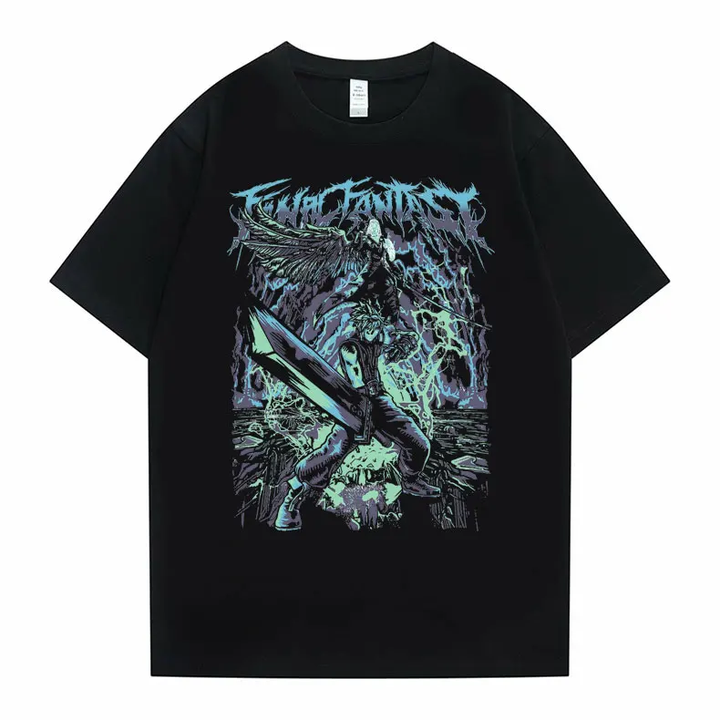 Game Final Fantasy Fan Art Print Tshirt Men Women Fashion Casual Oversized Loose T Shirt Short Sleeve Men's Pure Cotton T-shirts
Game Final Fantasy Fan Art Print Tshirt Men Women Fashion Casual Oversized Loose T Shirt Short Sleeve Men's Pure Cotton T-shirts