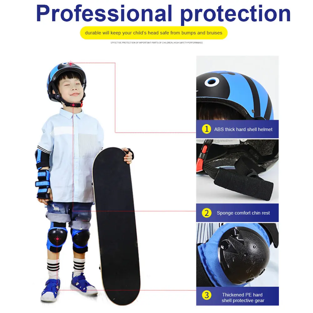 Boys Girls Breathable Protection Outdoor Cartoon Bee Kids Helmet Cycle Adjustable Lightweight Roller Skating Multi-Sport Gifts
Boys Girls Breathable Protection Outdoor Cartoon Bee Kids Helmet Cycle Adjustable Lightweight Roller Skating Multi-Sport Gifts
