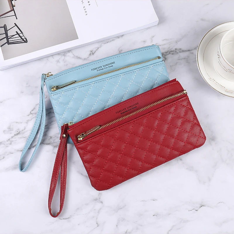 Fashion Long Women's Wallet Female Leather Zipper Coin Pocket Purses Card Holder Wallets Large Capacity Phone Bag Ladies Clutch
Fashion Long Women's Wallet Female Leather Zipper Coin Pocket Purses Card Holder Wallets Large Capacity Phone Bag Ladies Clutch