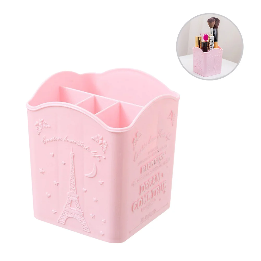 Four-Grid Pen Holder Desktop Storage Box Nail Brush Pen 4-Slot Holder Home Storage Box Tidy Organizer(Pink)
Four-Grid Pen Holder Desktop Storage Box Nail Brush Pen 4-Slot Holder Home Storage Box Tidy Organizer(Pink)