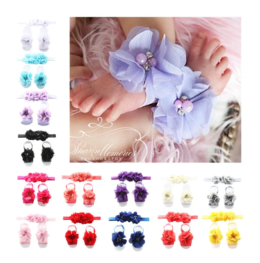 Hand Sewn Baby Wrist Pearl Rhinestone Chiffon Flower Water Drill Hair Accessories DIY Flower Bouquet Hair Band Foot Flower Set
Hand Sewn Baby Wrist Pearl Rhinestone Chiffon Flower Water Drill Hair Accessories DIY Flower Bouquet Hair Band Foot Flower Set