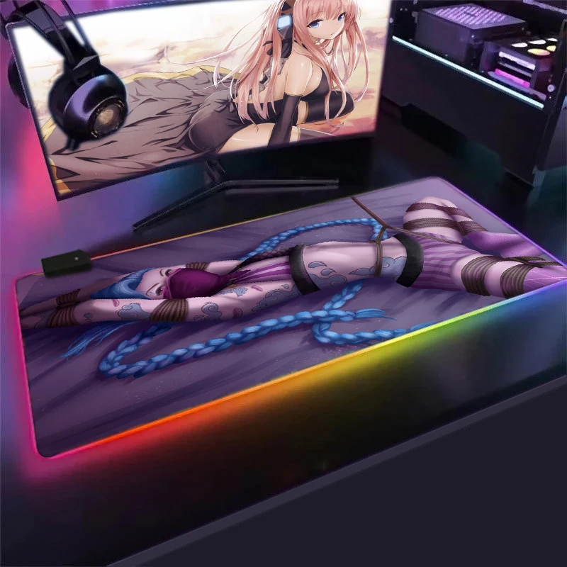 Arcane Super Soft LED Backlit Gaming Mouse Pad HUB PC 4 in 1 USB LOL Desk Mat League of Legends Jinx Jayce Vi Custom RGB Carpet
Arcane Super Soft LED Backlit Gaming Mouse Pad HUB PC 4 in 1 USB LOL Desk Mat League of Legends Jinx Jayce Vi Custom RGB Carpet