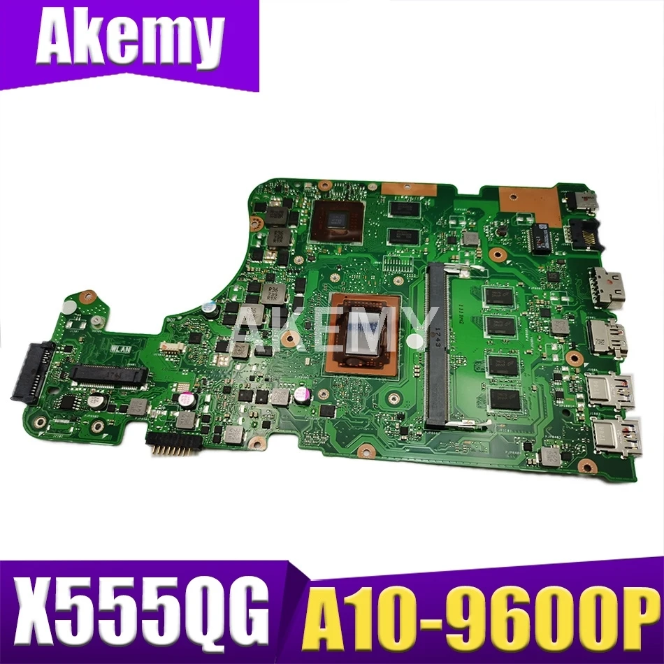 Материнская плата X555QG 8G/A10-9600P (V2G) для Asus X555QG X555Q X555B X555BP K555B A555B K555Q, материнская плата 90NB0D40-R00050
Материнская плата X555QG 8G/A10-9600P (V2G) для Asus X555QG X555Q X555B X555BP K555B A555B K555Q, материнская плата 90NB0D40-R00050