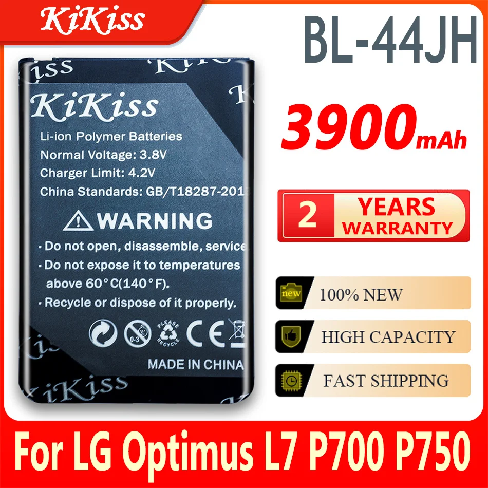 3900mAh Big Power Battery BL-44JH For LG Optimus L7 P700 P750 p705 MS770 E440 E460 E455 BL 44JH Battery High Capacity
3900mAh Big Power Battery BL-44JH For LG Optimus L7 P700 P750 p705 MS770 E440 E460 E455 BL 44JH Battery High Capacity