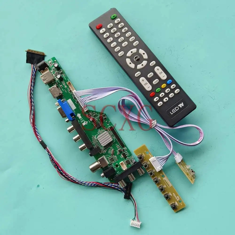 Driver Control Board Kit Work Fit LP156WH2-TLEA HDMI-Compatible VGA AV USB Matrix 15.6" DVB Digital Signal 1366 768 LVDS 40 Pin
Driver Control Board Kit Work Fit LP156WH2-TLEA HDMI-Compatible VGA AV USB Matrix 15.6" DVB Digital Signal 1366 768 LVDS 40 Pin