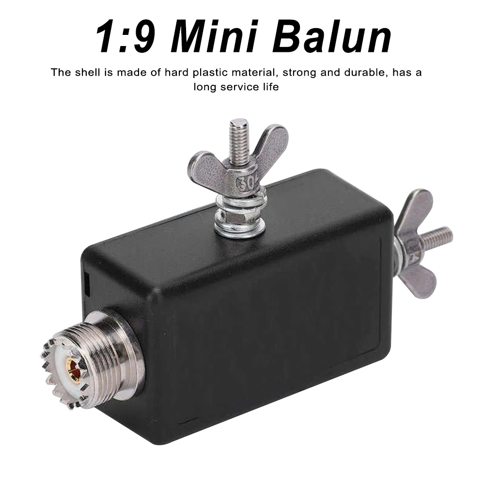 1: 1/1:9 Barron Balun HF For HF Shortwave Antenna Plastic Shell M Interface Type Balun For Output Of Sound Reinforceme QRP SSB
1: 1/1:9 Barron Balun HF For HF Shortwave Antenna Plastic Shell M Interface Type Balun For Output Of Sound Reinforceme QRP SSB