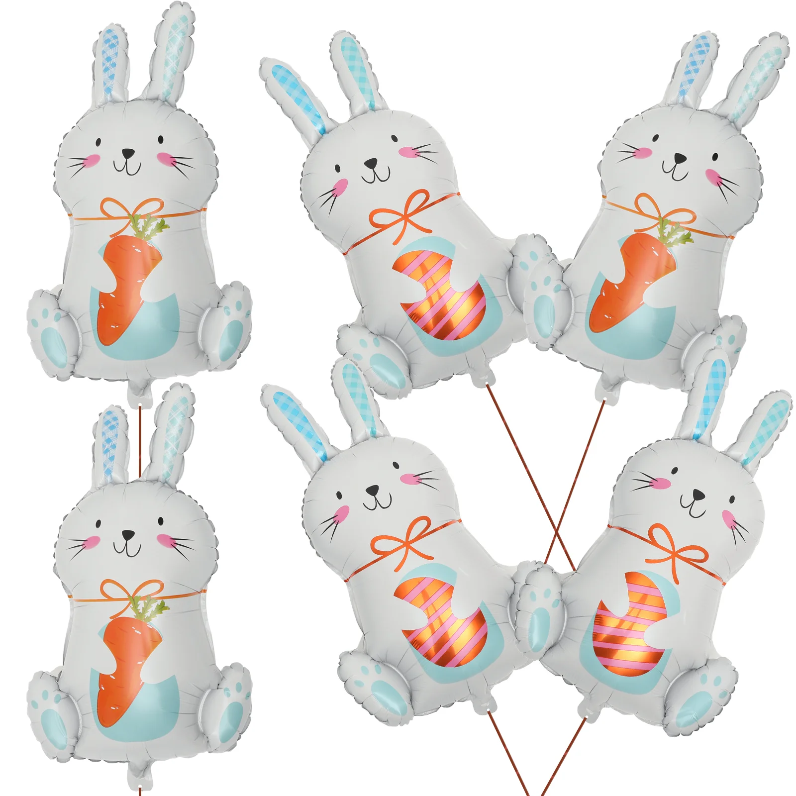 6pcs Colorfast Rabbit Balloons Party Decorations for Home Decor 
6pcs Colorfast Rabbit Balloons Party Decorations for Home Decor