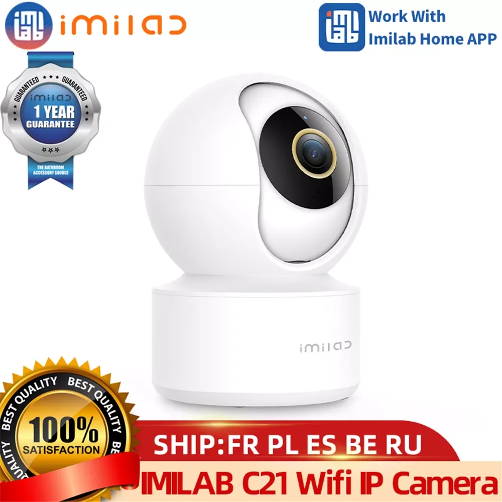 Imilab C21 Home Security Camera 4MP IP Wifi Indoor Video Surveillance CCTV Cam 360° Motion Tracking Infrared Night Vision Webcam
Imilab C21 Home Security Camera 4MP IP Wifi Indoor Video Surveillance CCTV Cam 360° Motion Tracking Infrared Night Vision Webcam