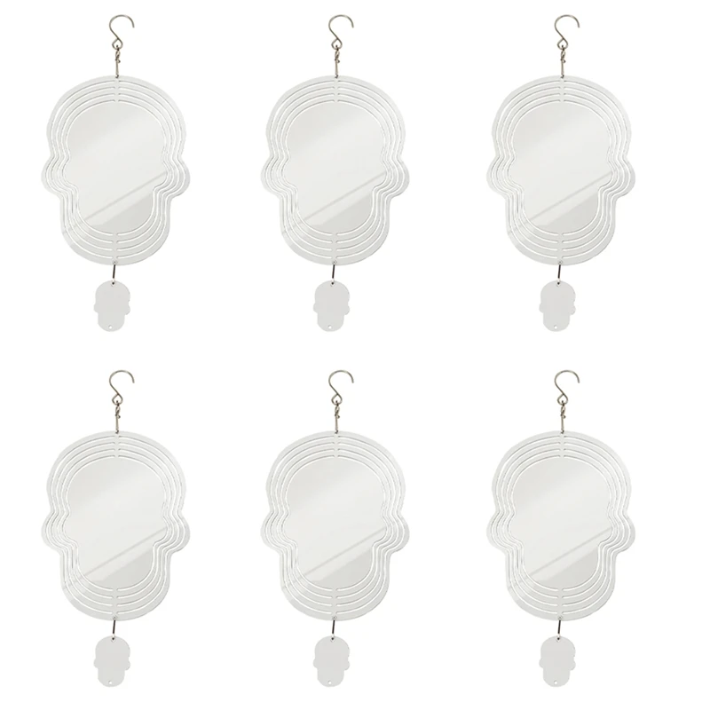 6Pack 8 Inch Sublimation Wind Spinners Blanks Hanging Wind Spinners Halloween For Indoor Outdoor Garden Decoration 
6Pack 8 Inch Sublimation Wind Spinners Blanks Hanging Wind Spinners Halloween For Indoor Outdoor Garden Decoration
