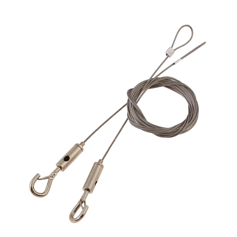 Hanging Chains, Stainless Steel Extension Rope Hanger 2 Point Holders For Plant Basket Chandelier Lantern, Silver Tone
Hanging Chains, Stainless Steel Extension Rope Hanger 2 Point Holders For Plant Basket Chandelier Lantern, Silver Tone