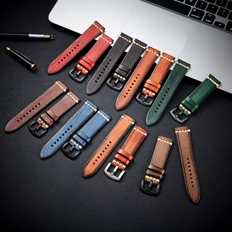 Genuine Leather Men's 18 20 22 24mm for Rolex Water Ghost Yacht Famous Series Watch Strap Omega Tudor Replace Watchband
Genuine Leather Men's 18 20 22 24mm for Rolex Water Ghost Yacht Famous Series Watch Strap Omega Tudor Replace Watchband