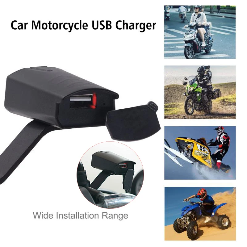 DC 8-32V Motorcycle Electric Car Waterproof Mobile Phone USB Charger With Indicator Light For Mobile Phones Tablets
DC 8-32V Motorcycle Electric Car Waterproof Mobile Phone USB Charger With Indicator Light For Mobile Phones Tablets