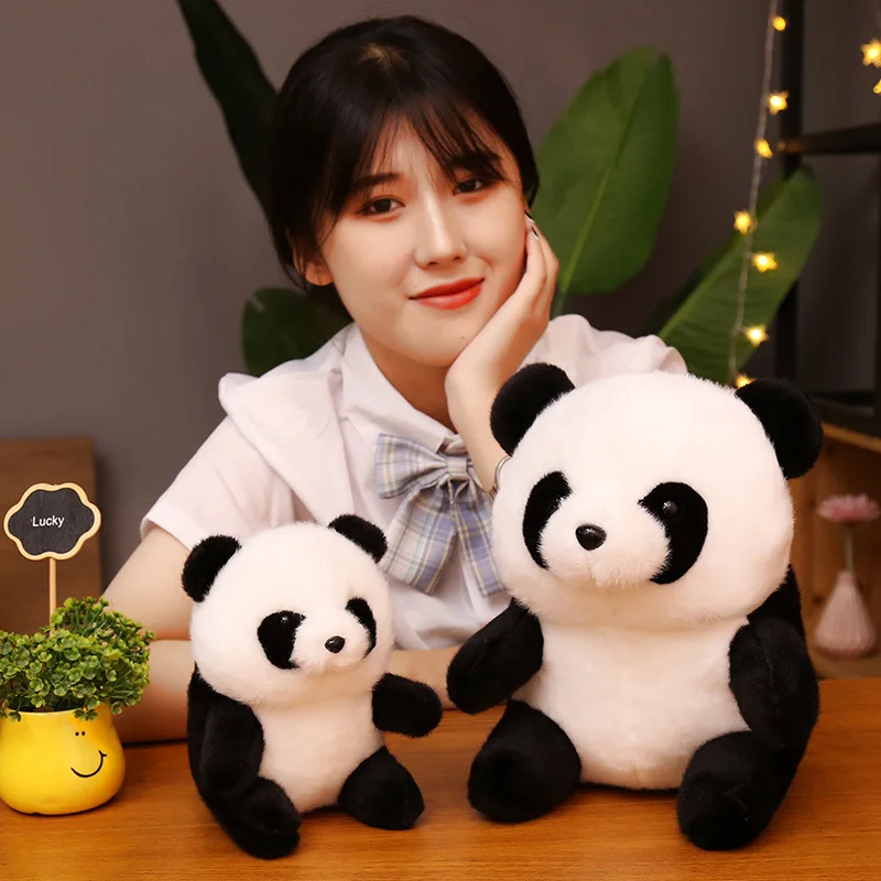 18-26cm Lovely Sitting Big Panda Plush Toy Cute Lifelike White Panda Stuffed Animals Kawaii Soft Doll for Children Birthday Gift
18-26cm Lovely Sitting Big Panda Plush Toy Cute Lifelike White Panda Stuffed Animals Kawaii Soft Doll for Children Birthday Gift