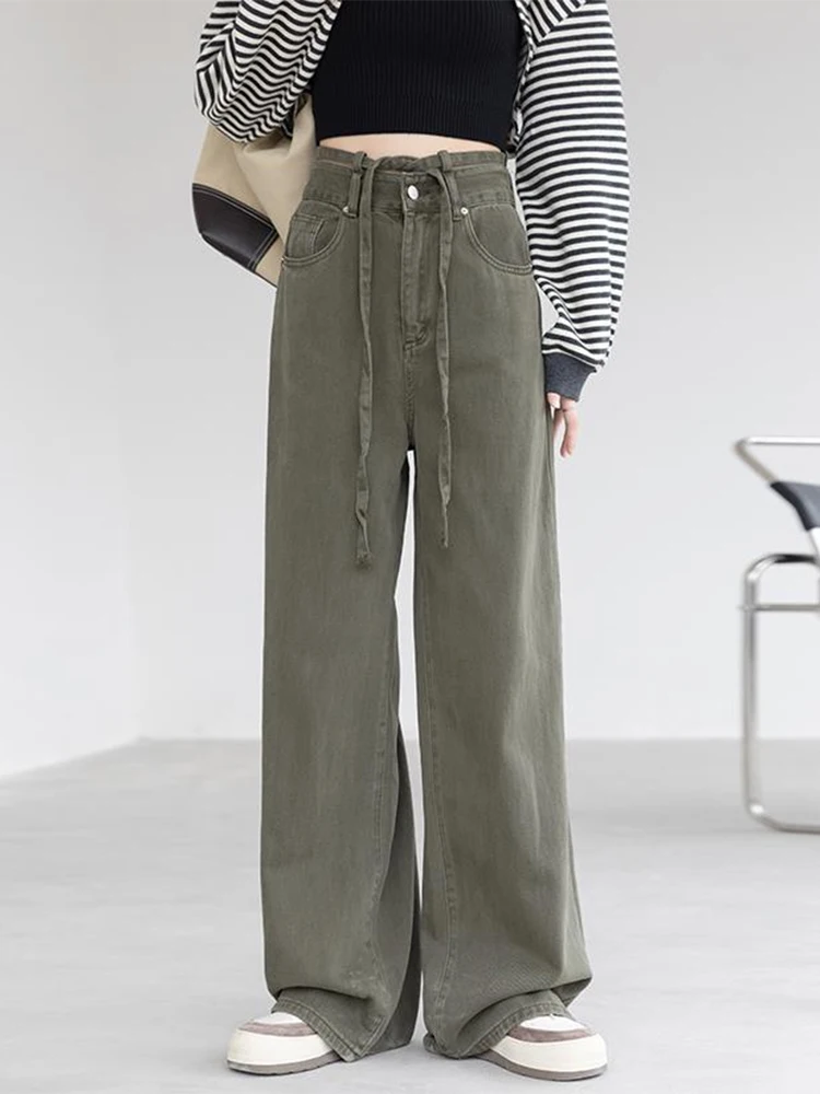 2022 Women Y2k Baggy Jeans Long Trousers Straight Wide Leg Pants Streetwear Vintage Design Female Harajuku Tide Korean Fashion
2022 Women Y2k Baggy Jeans Long Trousers Straight Wide Leg Pants Streetwear Vintage Design Female Harajuku Tide Korean Fashion