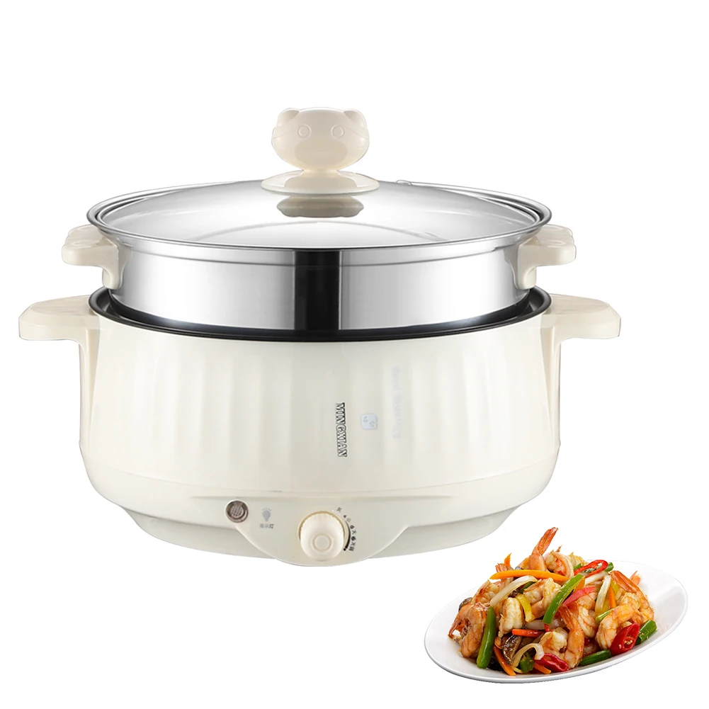 Multifunction Cooker With Glass Lid 2L Soup Porridge Cooking Food Steamer Electric Hot Pot Grill Pan Adjustable Temp Control
Multifunction Cooker With Glass Lid 2L Soup Porridge Cooking Food Steamer Electric Hot Pot Grill Pan Adjustable Temp Control