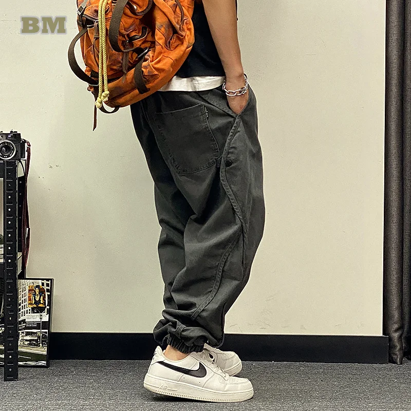 Plus Size Japanese Streetwear Oversize Cargo Pants Men Clothing Harajuku Casual Joggers Korean Hip Hop Baggy Trousers Male
Plus Size Japanese Streetwear Oversize Cargo Pants Men Clothing Harajuku Casual Joggers Korean Hip Hop Baggy Trousers Male