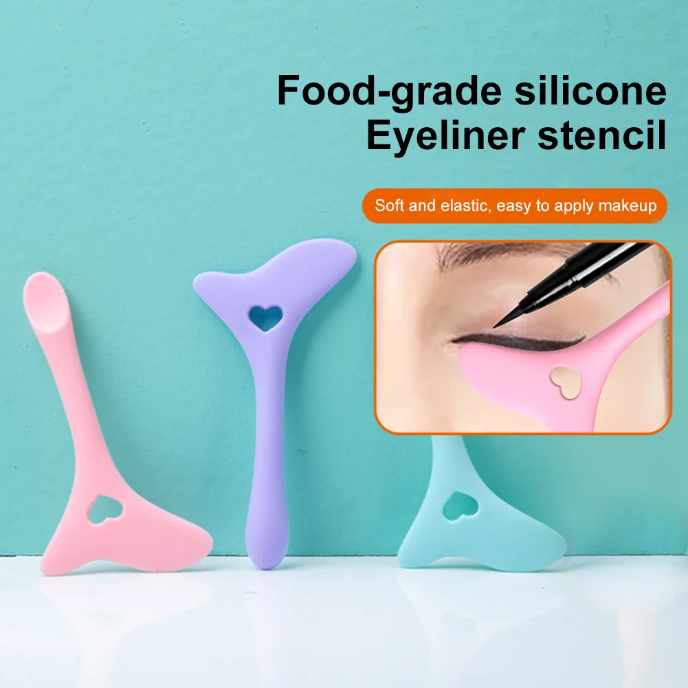 Silicone Eyeliner Stencils Wing Tips Multifunctional Reusable Eye Makeup Template Face Cream Mask Applicator Makeup Tool
Silicone Eyeliner Stencils Wing Tips Multifunctional Reusable Eye Makeup Template Face Cream Mask Applicator Makeup Tool