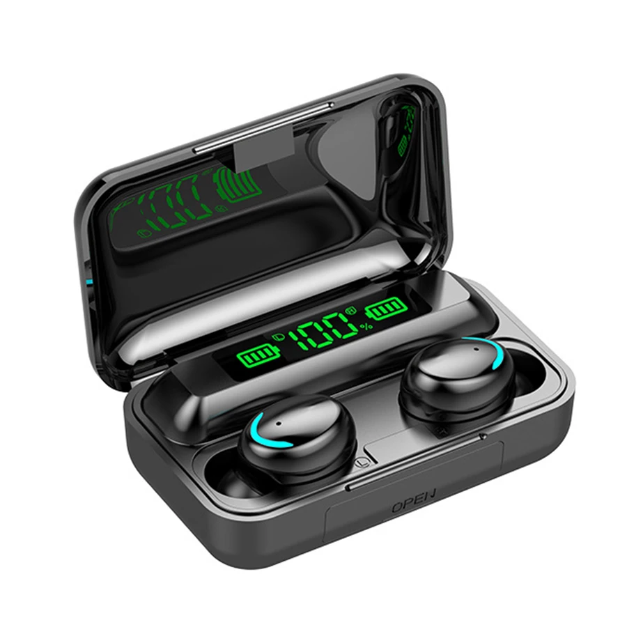 9D Bluetooth 5.0 Headset TWS Wireless Earphones Mini Earbuds Stereo Headphones IPX7 with Digit Display 3500mAh Charging Case
9D Bluetooth 5.0 Headset TWS Wireless Earphones Mini Earbuds Stereo Headphones IPX7 with Digit Display 3500mAh Charging Case