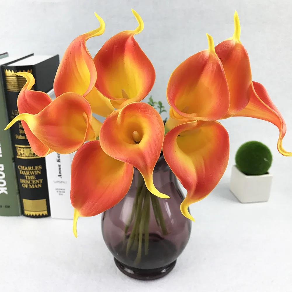 Mini Calla Lily Simulation Flower Fake Flower Wedding Decoration Artificial Flowers Living Room Decoration Accessories For Table
Mini Calla Lily Simulation Flower Fake Flower Wedding Decoration Artificial Flowers Living Room Decoration Accessories For Table