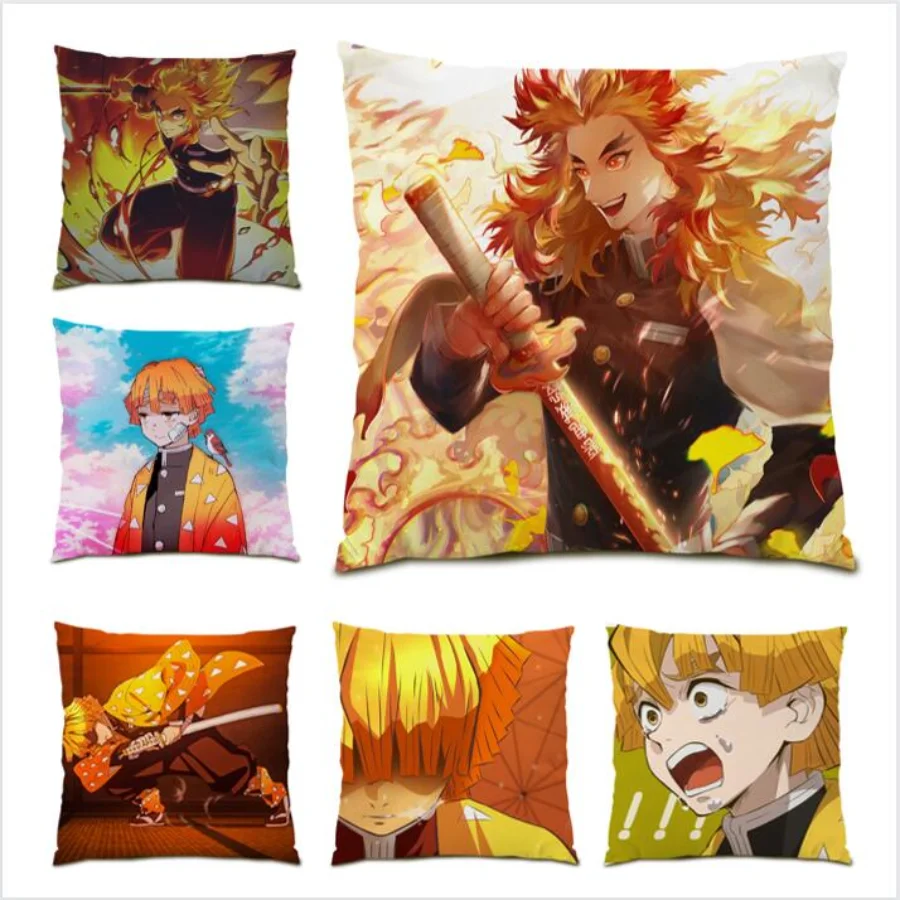 Agatsuma Zenitsu Cartoon Pillow Cover Decoration Home Anime Cushion Cover 45x45 Poster Living Room Decoration Velvet Gift E0283 
Agatsuma Zenitsu Cartoon Pillow Cover Decoration Home Anime Cushion Cover 45x45 Poster Living Room Decoration Velvet Gift E0283