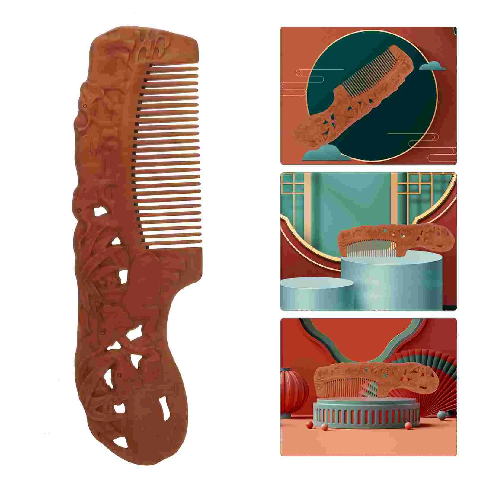 Comb Hair Wooden Combswood Scalp Guasha Toothfine Head Carvedwashing Sandalwood Styling Women Brush Detangling Peach Scratcher
Comb Hair Wooden Combswood Scalp Guasha Toothfine Head Carvedwashing Sandalwood Styling Women Brush Detangling Peach Scratcher