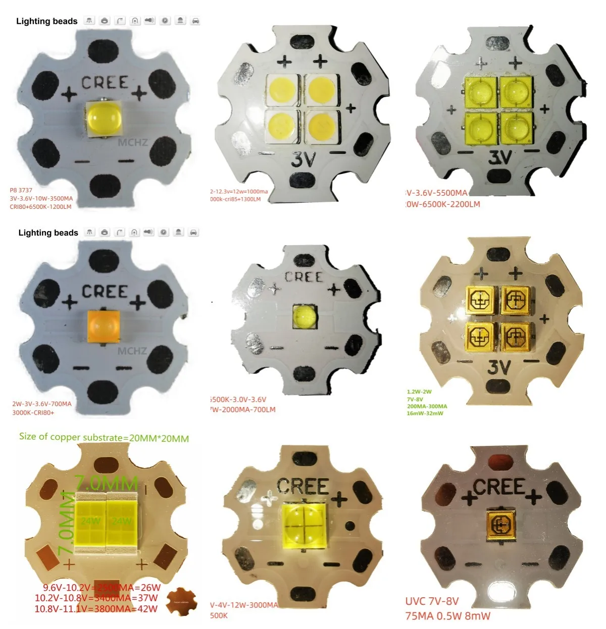 1pcs XML2 T6 Lights Full Power LED 3V xhp35 xhp50 XHP70 3535 5050 1-3W 8W 10W 18W 40W 50WFor LED Spotlight Lamp Bead White Torch 
1pcs XML2 T6 Lights Full Power LED 3V xhp35 xhp50 XHP70 3535 5050 1-3W 8W 10W 18W 40W 50WFor LED Spotlight Lamp Bead White Torch