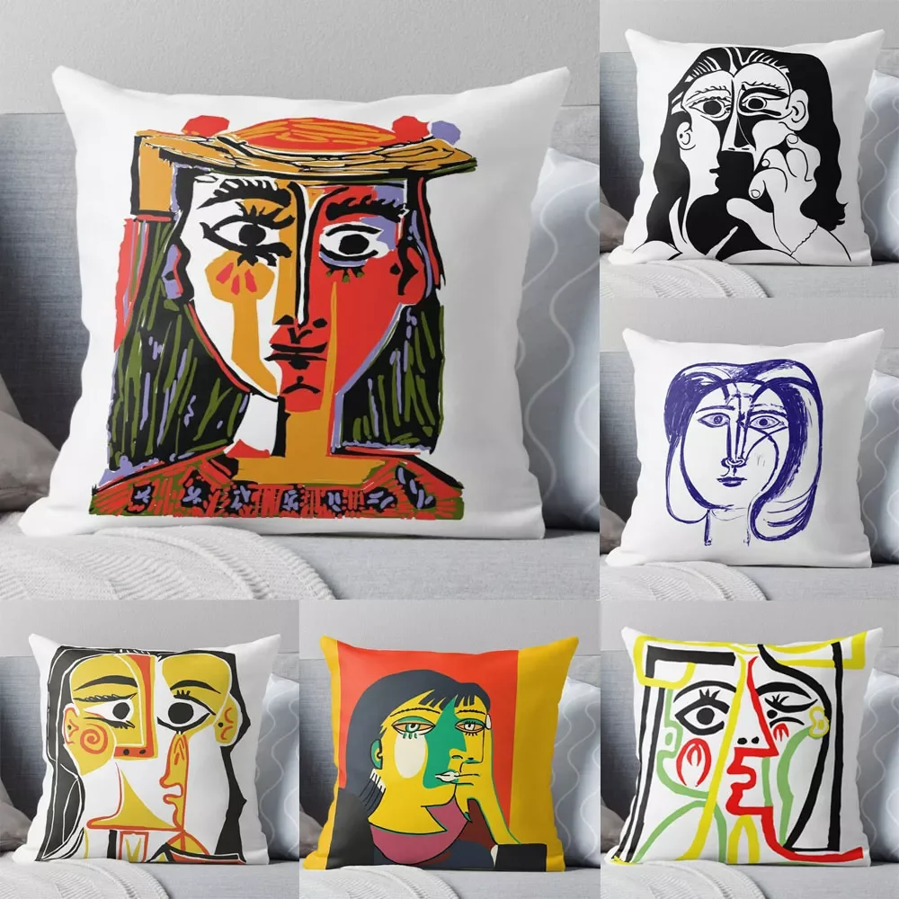 Women‘s Head Decorative Cushion Cover Picasso Abstract Art Paintings Decor Pillow Cover for Home Decor Linen Decorative Pillows
Women‘s Head Decorative Cushion Cover Picasso Abstract Art Paintings Decor Pillow Cover for Home Decor Linen Decorative Pillows